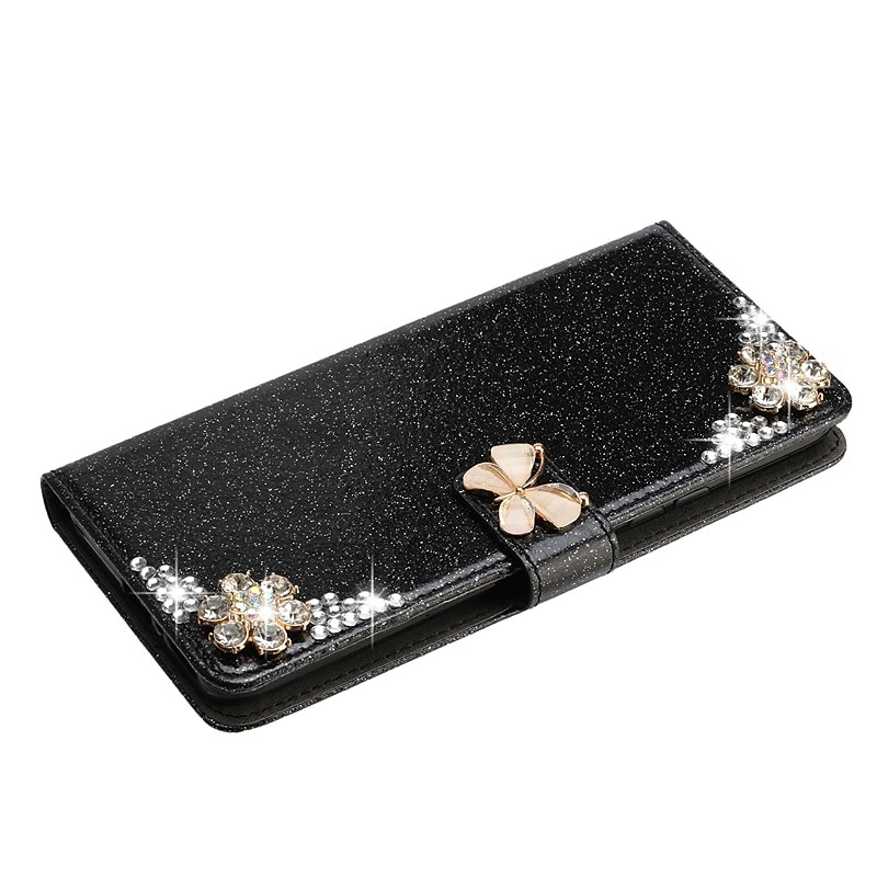 телефон Кейс для Назначение SSamsung Galaxy S23 S22 S21 S20 Plus Ultra A54 A34 A14 A73 A53 A33 A23 A13 S25 Ультра Кошелек для карт Стразы Кошелек Полная защита тела Сияние и блеск Хрустальный алмаз 2025 - $20.99 –P2