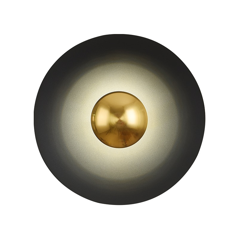 innendørs vegglampe led kobber sirkel design stue soverom metall vegglamper 3000k e26 vegglampe for soverom bad 2025 - $116.99 –P16