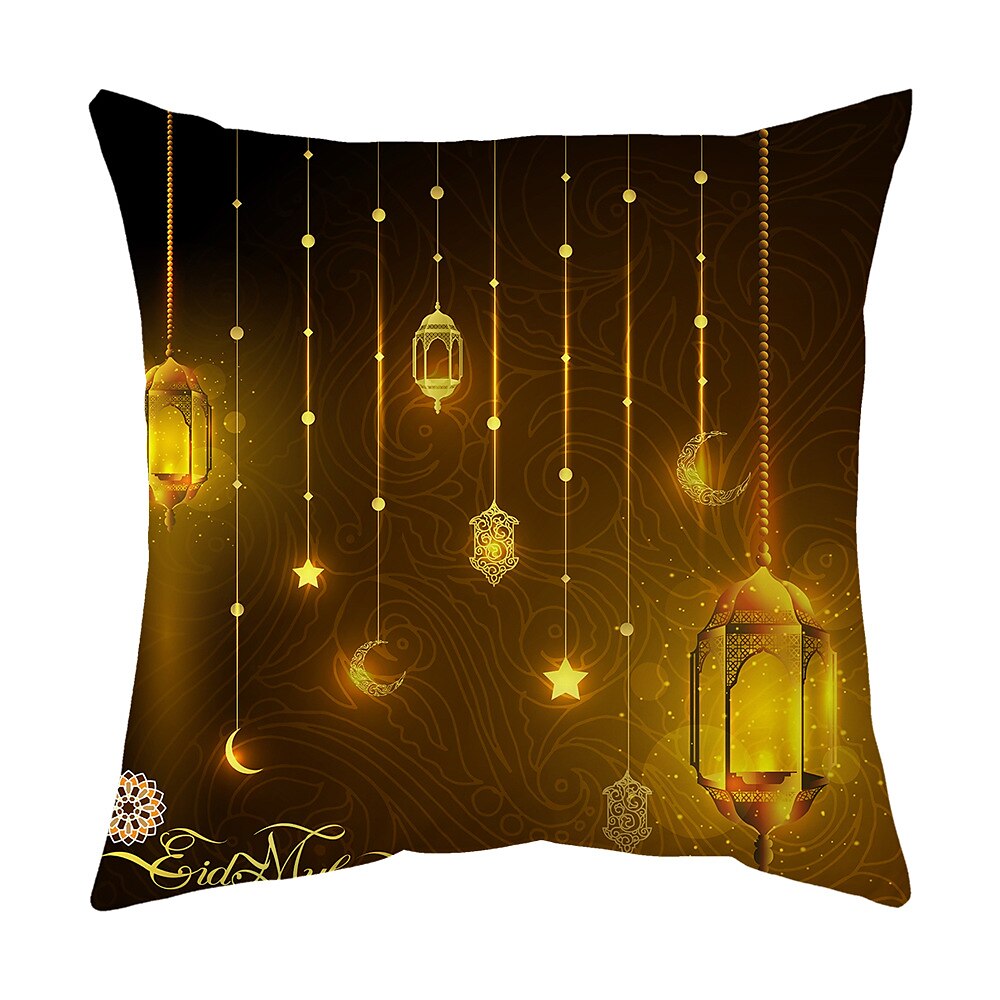 Ramadan Kareem Throw Pillow Cover Eid Mubarak 1PC Soft Decorative Square Cushion Case Pillowcase for Bedroom Livingroom Sofa Couch Chair Machine Washable 2025 - $10.99 –P20