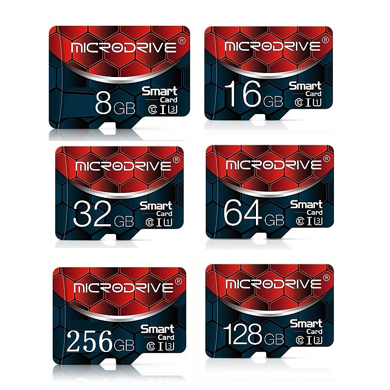Memory Card Class 10 High Speed 128GB 64GB 32GB 16GB SD U3 TF Memory Card Flash Micro Tf SD Card Storage Expansion SD Adapter for Smart Phone DVR 2025 - $14.99 –P11