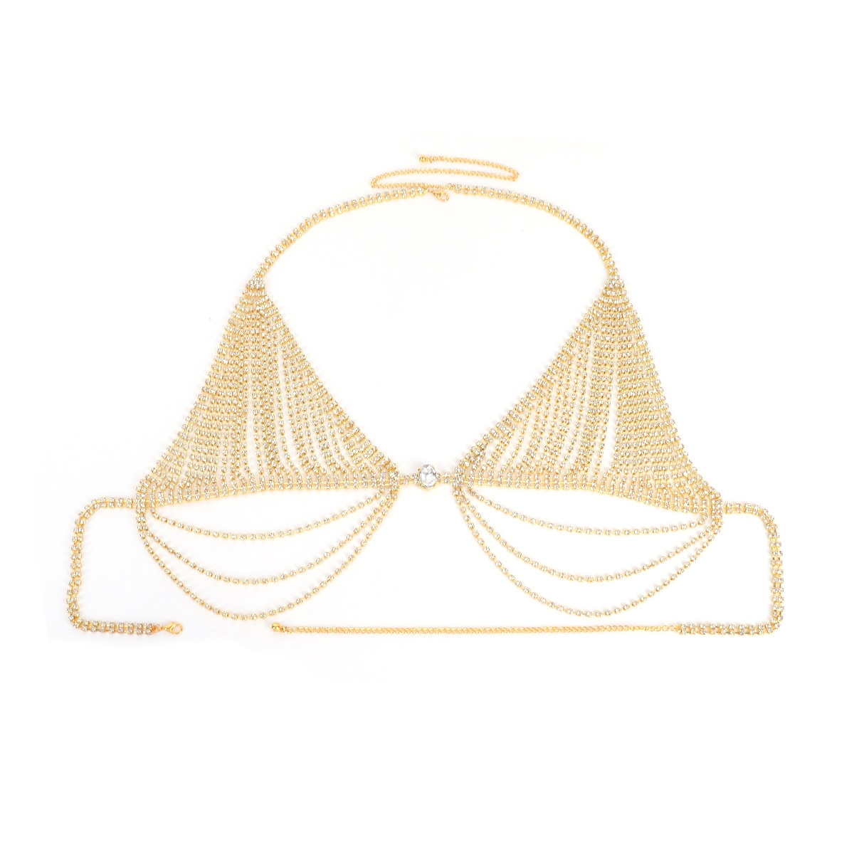 Exotic Dancewear BEDAZZLED BRA SET hotsell gold