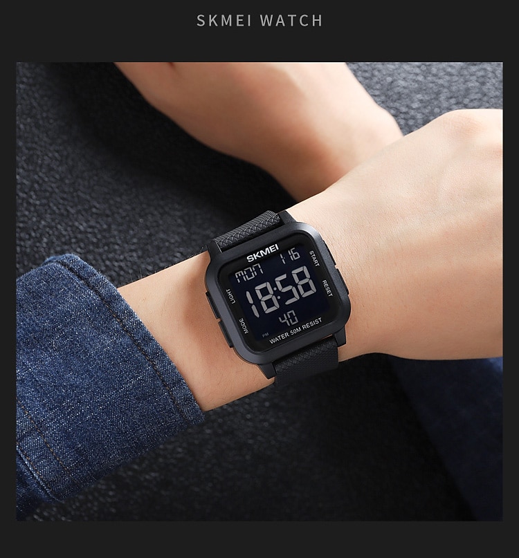 SKMEI 1894 Военная Водонепроницаемая Цифровая Часы Для Мужчин Уличные Устойчивые к Ударом Спортивные Наручные Часы Модный Электронный Стиль 2025 - $17.99 –P16