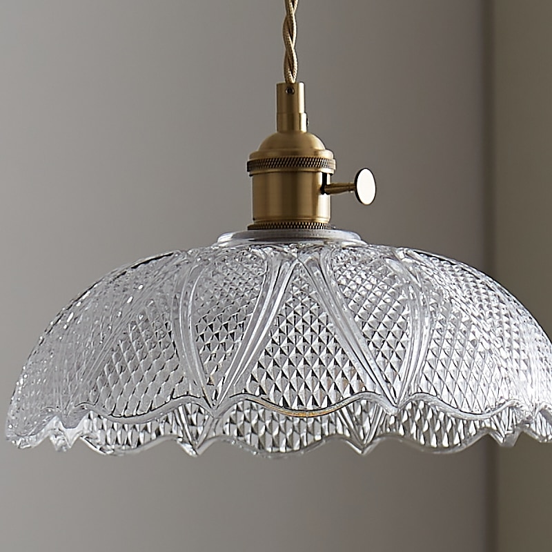 Luz pingente led mini pingente de vidro cobre luz pendurada no teto com sombra recortada de vidro pingente de vidro transparente iluminação para quarto sala de jantar cozinha de 2025 por $205.99 –P6