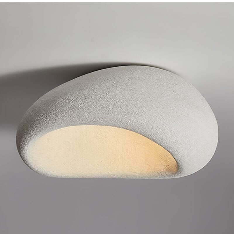 ovális kreatív mennyezeti lámpabúra, modern wabi-sabi stílusú mennyezeti lámpa, elegáns északi nappali mennyezeti csillár, minimalista mennyezeti lámpa 2025 - HUF 113609 –P3