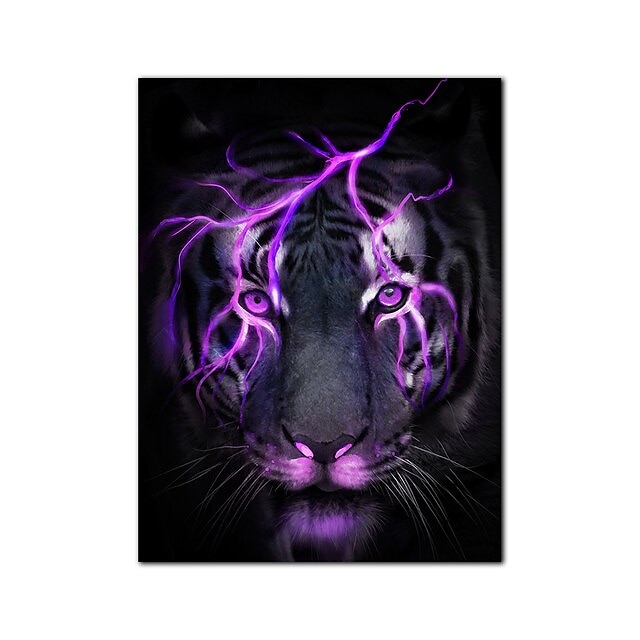 Affiches d'art mural noir et or lion clair sur toile peinture images d'animaux modernes pour salon décoration de la maison sans cadre de 2025 ? $17.49 –P5