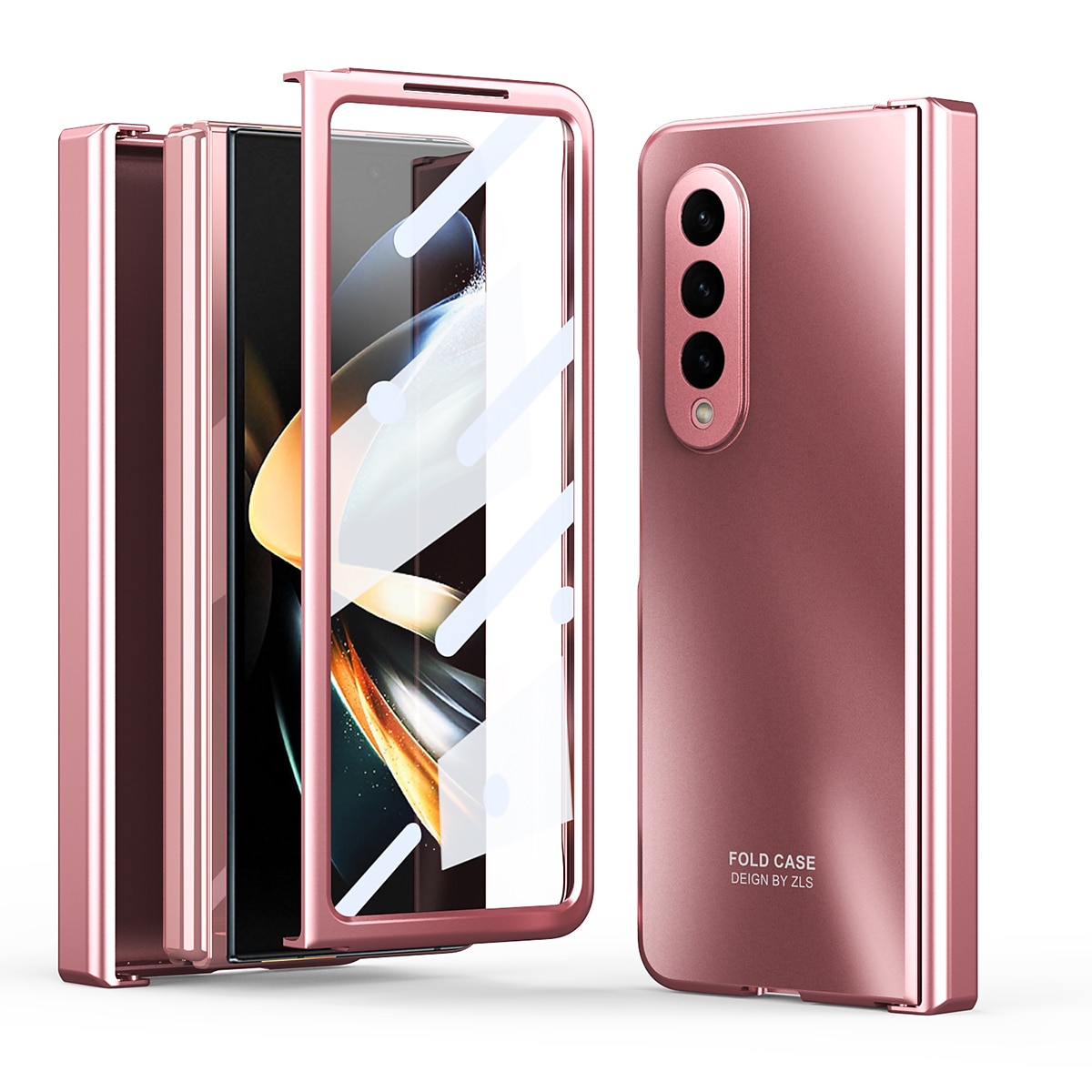 telefon Maska Pentru Samsung Galaxy Z Fold 5 Z Fold 4 Z Fold 3 Carcasă Telefon Întoarce Placare Anti Praf Mată PC 2025 - $23.99 -P1
