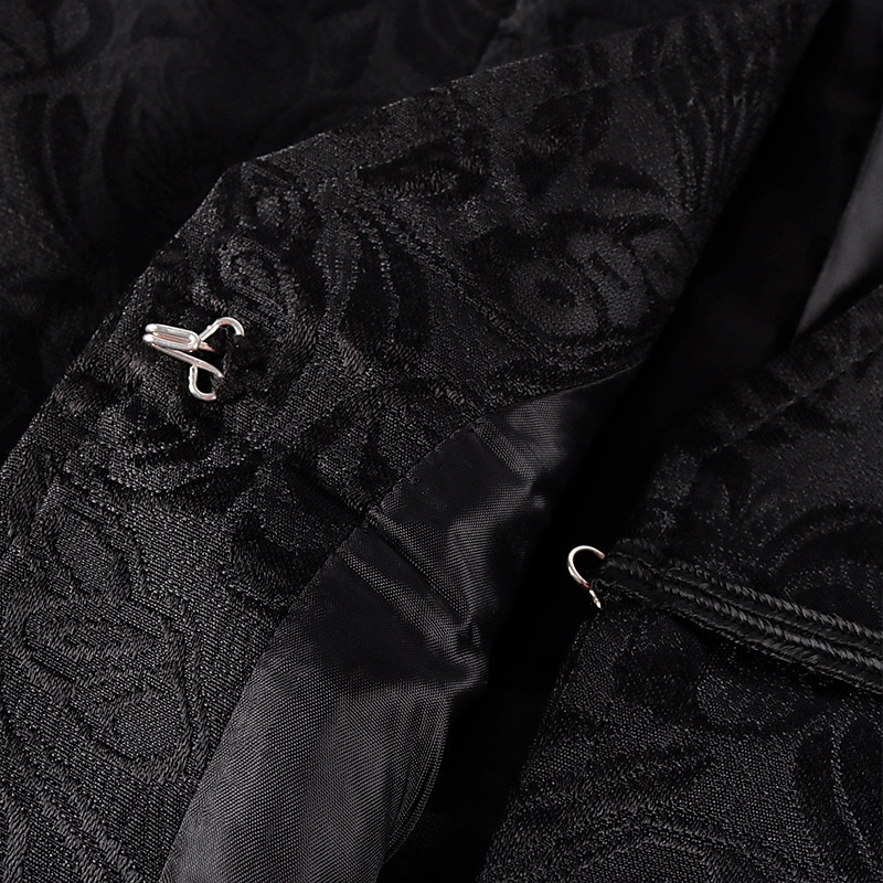 Söt Stil Retro / vintage Punk och gotiskt Kappa Väst Jakke Ärmlös Prins Vampyr Pestläkare Adelsman Maskeradkläder Herr Steampunk Jul Halloween Karnival Vuxna Väst Alla årstider 2026 - $45.99 –P7