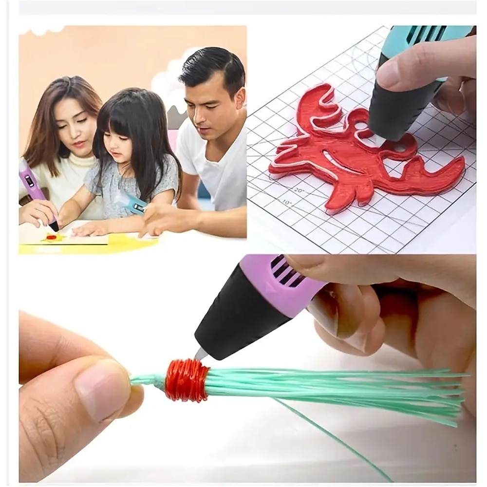 Crayon 3D bricolage impression 3D stylo faisant graffiti fil pla art graphique enfants jouet festival cadeau d'anniversaire pour cadeaux de noël de 2025 ? $35.99 –P8
