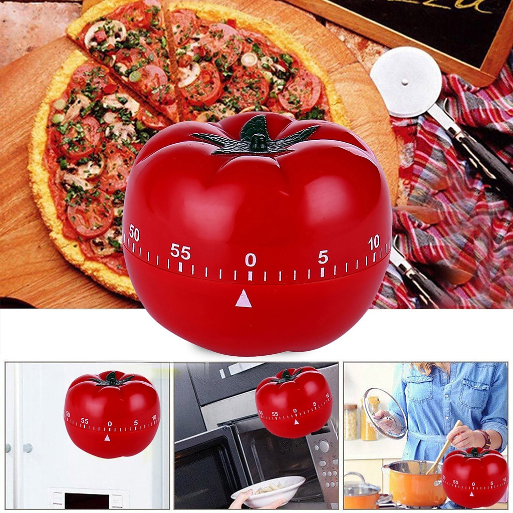 Küchentimer Backwecker Tomatenerinnerung mechanischer Countdown-Timer 2025 - $7.99 –P8