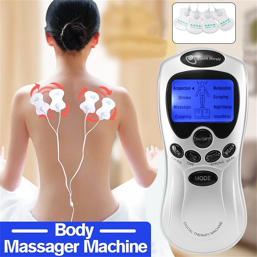 4 Electrode Health Care Tens Acupuncture Electric Therapy Massageador Machine Pulse Body Slim 2024 - AED 75.23 –P1