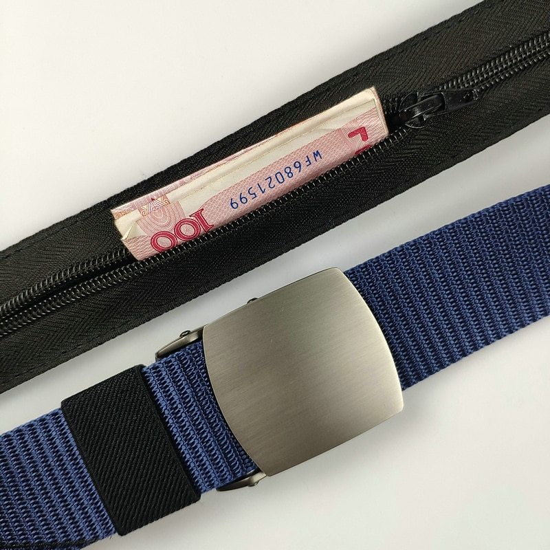 Voor heren riem Tactische riem Nylon Militair Leger Effen blauw Zwart Alledaagse kleding Uitgaan Weekend Nylon webwerkriem 2026 - $10.99 –P3