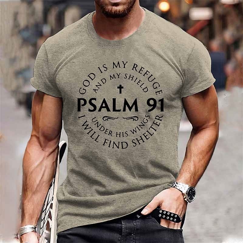 Hombre Letra Camiseta Estilo casual Algodón Manga Corta Gráfico Camisa Vino Gris brezo Negro Camiseta cómoda Exterior Calle Ropa de diseñador de moda 2025 - $15.99 –P11