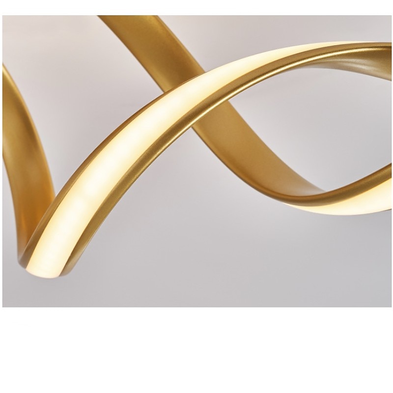 светодиодный подвесной светильник с круглой круглой линией, 100 см, алюминиевый островной светильник для столовой, спальни, подвесные светильники, 110-240 В, только диммируемый с дистанционным 2026 - $399.99 –P9