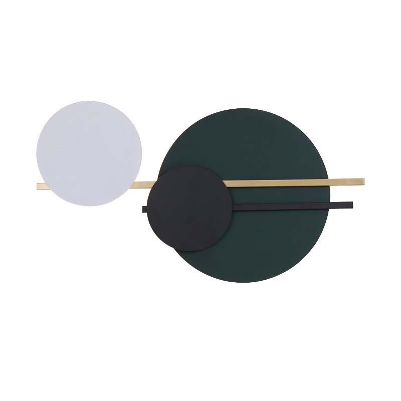 applique da parete a led cerchio design dimmerabile 38 cm corridoio creativo camera da letto soggiorno sfondo decorazione della parete applique da parete illuminazione 110-240 v del 2026 a $132.99 –P6