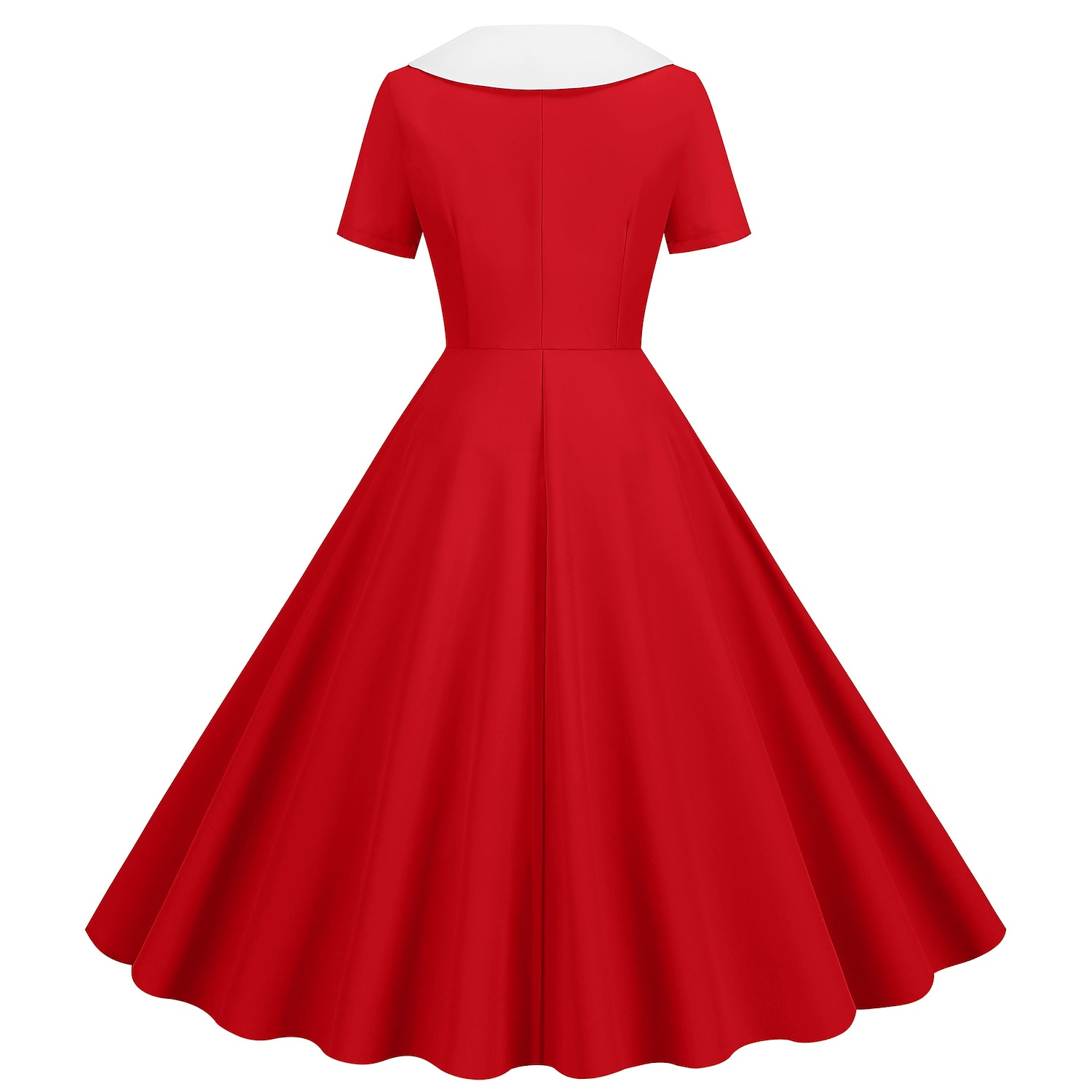 Retrò Vintage Anni 1950 Abito vintage Abito Swing Vestito Svasato Per donna Carnevale Mascherata Casual Quotidiano Addio al Nubilato Adulti Vestito Abiti per il ritorno del 2025 a $34.99 –P9
