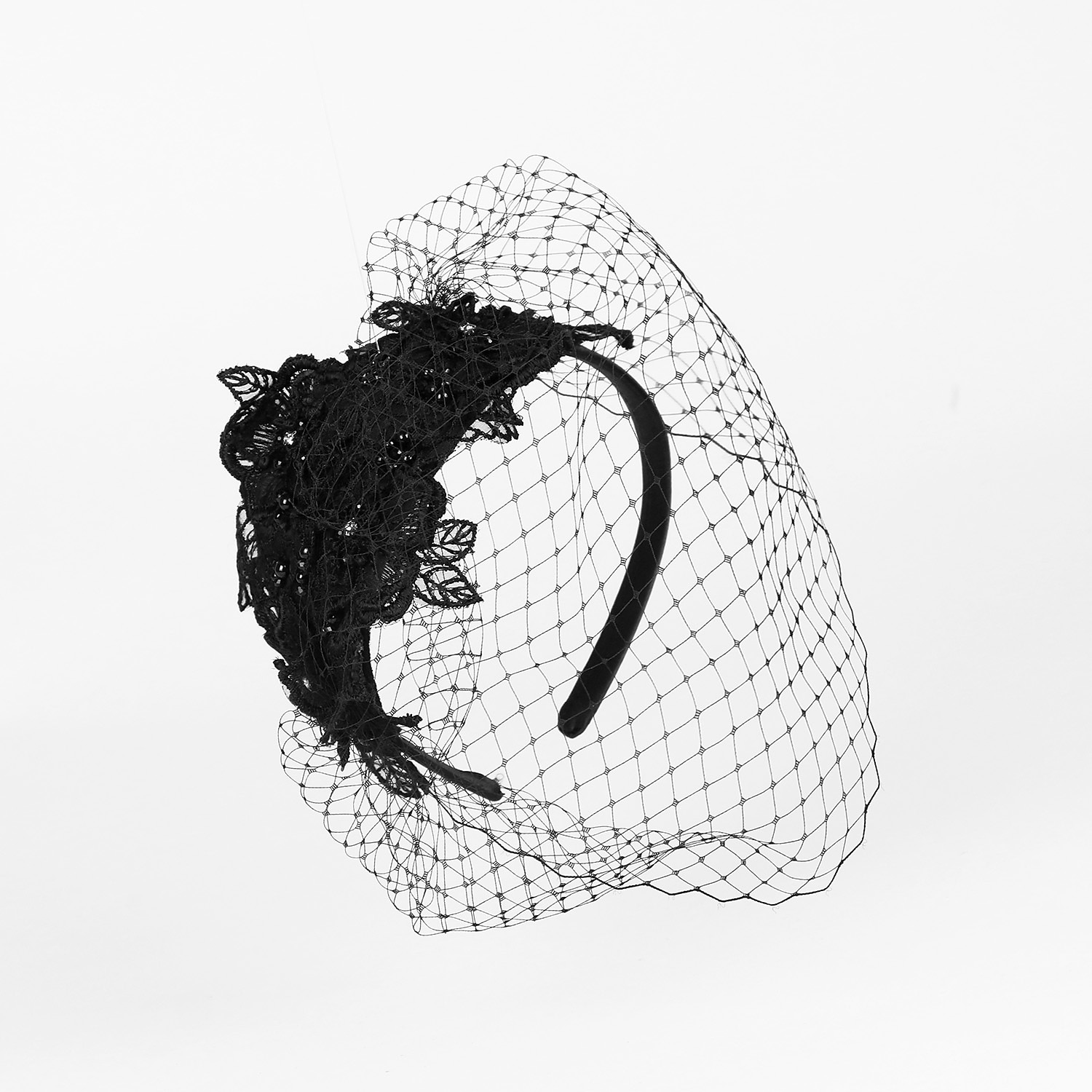 Hoofdbedekking Net Voile Hoed Bruiloft Casual Thee Feest Valentijnsdag Paard Race Retro Romantisch Klassiek Met Tulle Gezicht Voile Hoofdband Hoofdbedekking jurk om indruk te maken Race Dag Jurk 2025 - $26.99 –P13
