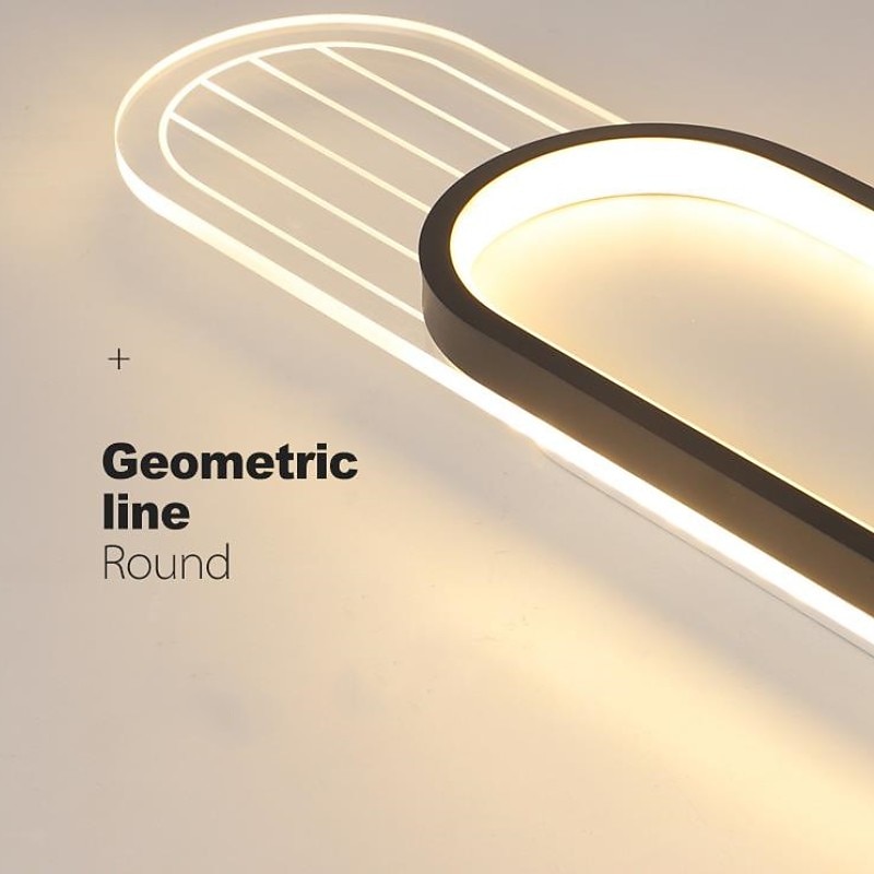 потолочный светильник из алюминиевого сплава со светодиодной лентой, потолочный светильник 25 см, потолочный светильник для гостиной, коридора, прохода 2026 - $86.99 –P7