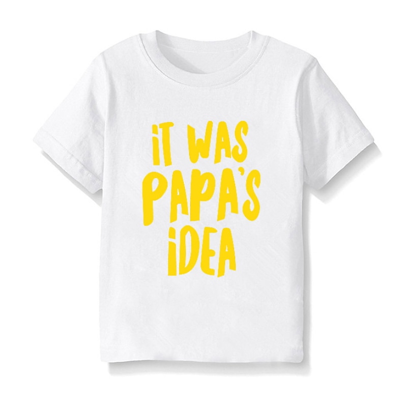 Gyerekek Fiú Póló Tee Szöveg Rövid ujjú Crewneck Pamut Gyermek Top Hétköznapi Divat Napi Nyár Fehér stílus 2 4-13 év 2025 - $13.99 –P6