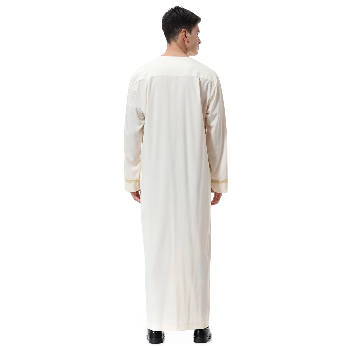 رجالي رداء - روب ثوب / جبة ديني سعودي عربي العربية مسلم رمضان بالغين / قمصان الرضعثوب الراقص 2025 - $48.99 –P5