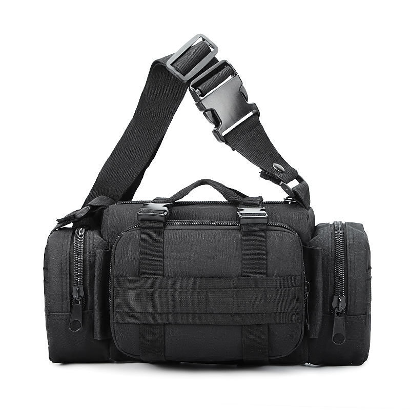 Magväska Magväskor Axelremsväska Andningsfunktion Bärbar Multifunktionell Lättvikt Hållbar Utomhus Fiske Camping Klättring Militär Oxfordtyg Svart Armégrön Kaki 2025 - $19.99 –P5