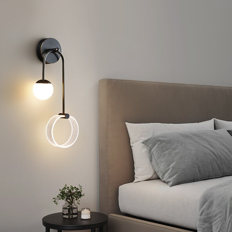 Indoor Wall Light LED Glass Acrylic Living Room Bedroom Metal Wall Lights 3000K E26 Wall Light Fixtures for Bedroom Bathroom Neutral White 2026 - $232.29 –P8