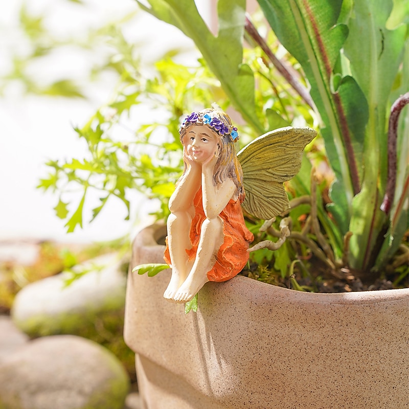 2 pièces papillon fée pot de fleur paysage décoratif accessoires décoratifs de 2025 ? $14.49 –P9