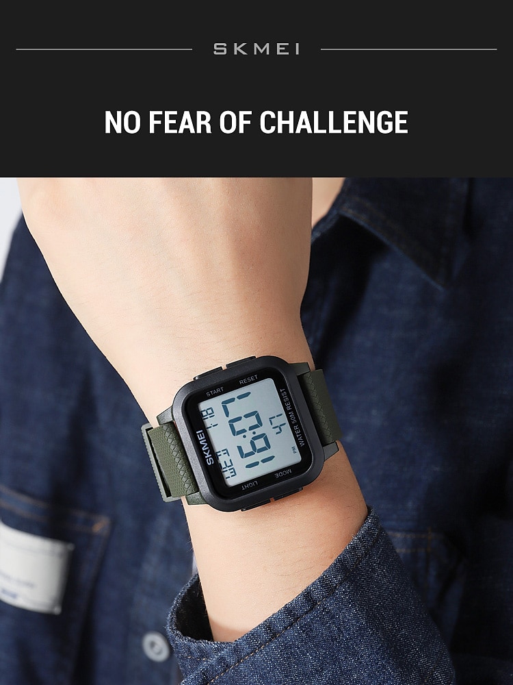 SKMEI 1894 Военная Водонепроницаемая Цифровая Часы Для Мужчин Уличные Устойчивые к Ударом Спортивные Наручные Часы Модный Электронный Стиль 2025 - $17.99 –P12