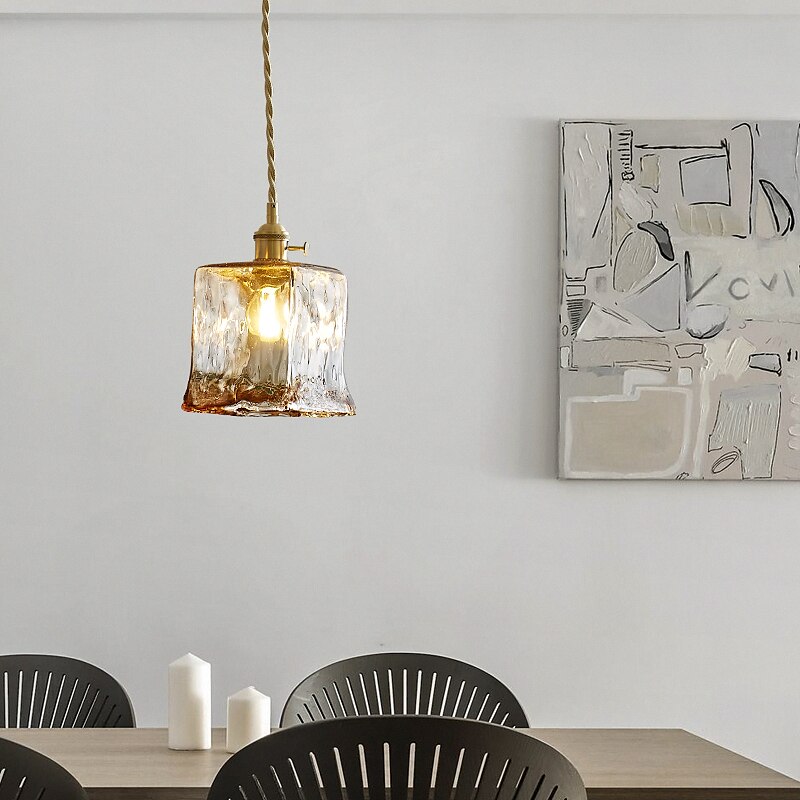 LED Pendant Light Mini Glass Copper Pendant Ceiling Hanging Light with Glass Shade Clear Glass Pendant Lighting for Bedroom Living Dining Room Kitchen 2025 - $148.99 –P5