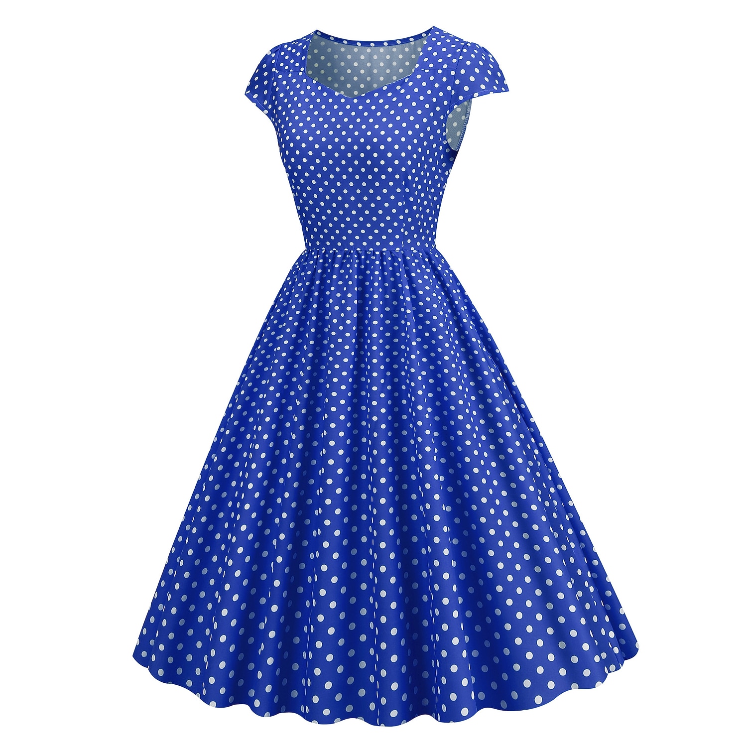 Polka Dots Retro Vintage 1950s Grease Outfits Swing Dress Flare Dress Polka  Dot Fancy Dress Women's Carnival Masquerade Casual Daily Adults' Dress  Homecoming Dresses 2026 - $25.99