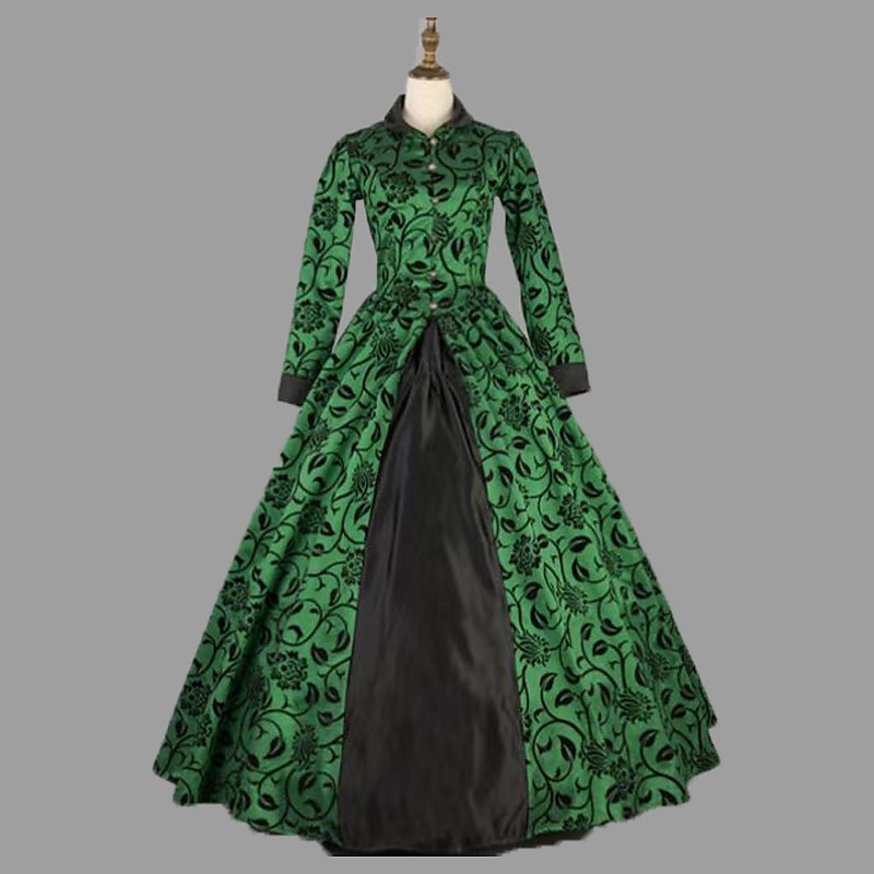 Rococo Βικτωριανής Εποχής Rochie de epoca Rochie De Bal Rochie de bal Maria Antonietta Pentru femei Regal Mascaradă Carnaval Petrecere Halloween Adulți Rochie 2025 - $109.99 –P1