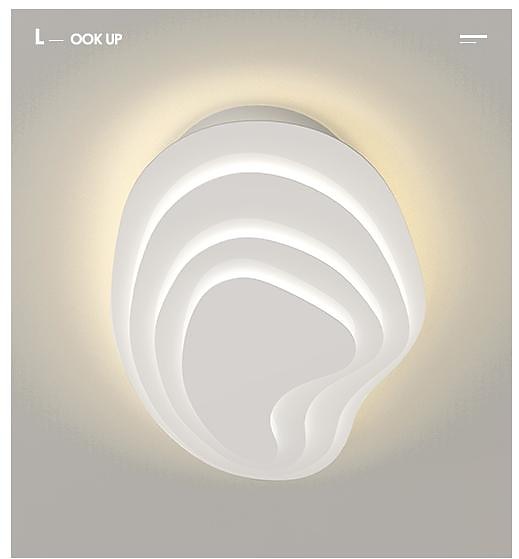 moderne taklampe som kan dimmes med fjernkontroll 56 cm innfelt taklampe akryl lampeskjerm lysekrone soverom stue 2025 - $230.29 –P13