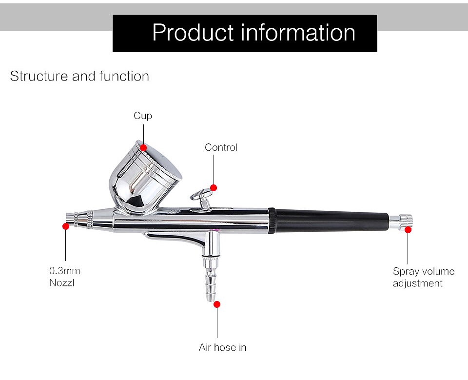 100-240v multifunctionele quiety airbrush compressor kit voor gezicht make-up huidaanvulling kunst schilderij cake spray nail design 2025 - $64.99 -P5