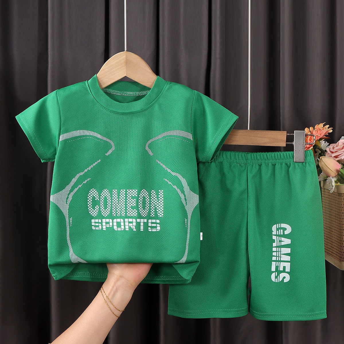 2 osainen Lapset Poikien T-paita ja shortsit Asu Kirjain Lyhythihainen Crewneck Puuvilla Aseta Kausaliteetti Tyylikäs Päivittäin Kesä Kevät 7-13 vuotta Musta Valkoinen Keltainen 2025 - $13.49 –P6