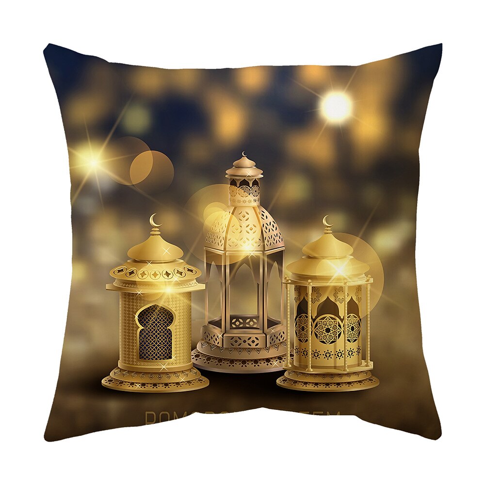 Ramadan Kareem Throw Pillow Cover Eid Mubarak 1PC Soft Decorative Square Cushion Case Pillowcase for Bedroom Livingroom Sofa Couch Chair Machine Washable 2025 - $10.99 –P15