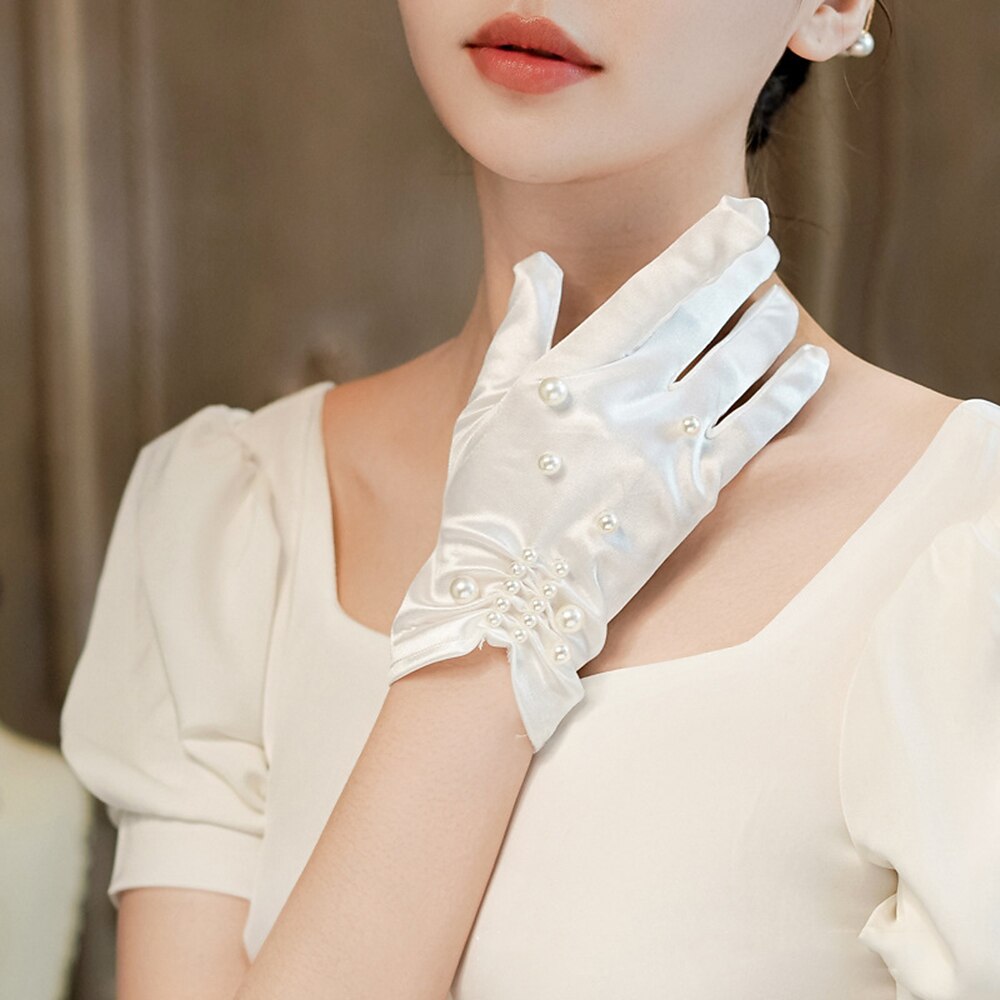 1950s 1920s Elegant Gloves Bridal Audrey Hepburn The Great Gatsby Women's Cosplay Costume Wedding Party / Evening Prom Gloves 2026 - $9.99 –P4