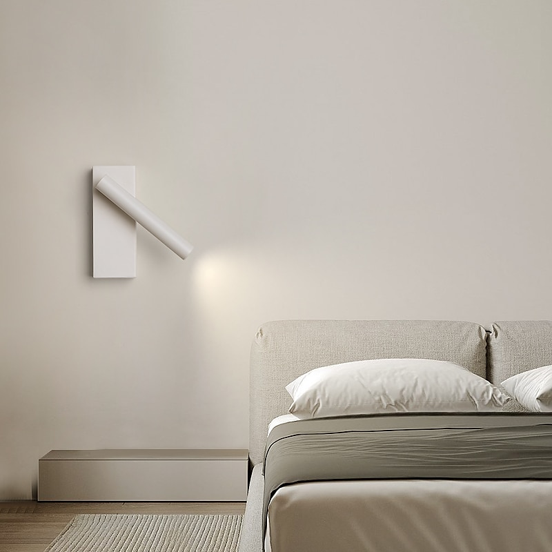 مصابيح حائط LED من Lightinthebox بقدرة 7 وات، إضاءة جدارية قابلة للتعديل ودوارة إبداعية، تحكم عن بعد، ضوء قراءة بجانب السرير في غرفة النوم 2025 - $99.99 –P3