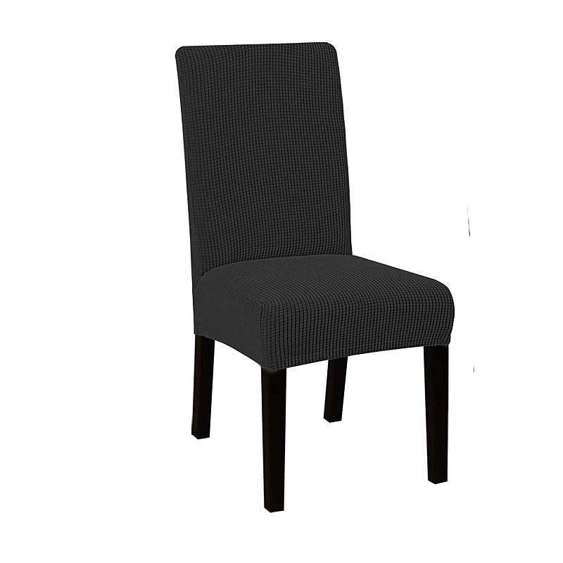 Capa de cadeira de jantar repelente de água capa elástica para assento de cadeira elastano com protetor elástico inferior para sala de jantar cerimônia de casamento durável lavável de 2025 por $5.99 –P3