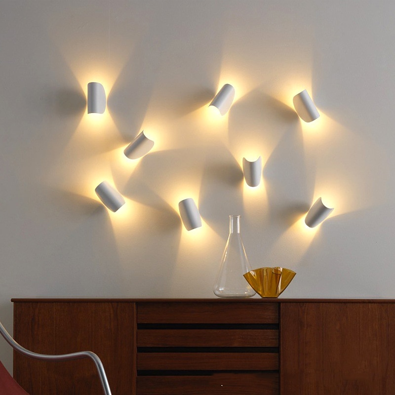lightinthebox applique da parete per interni a led in stile nordico per interni, lampada da parete in metallo per soggiorno 85-265v del 2025 a $99.99 –P2