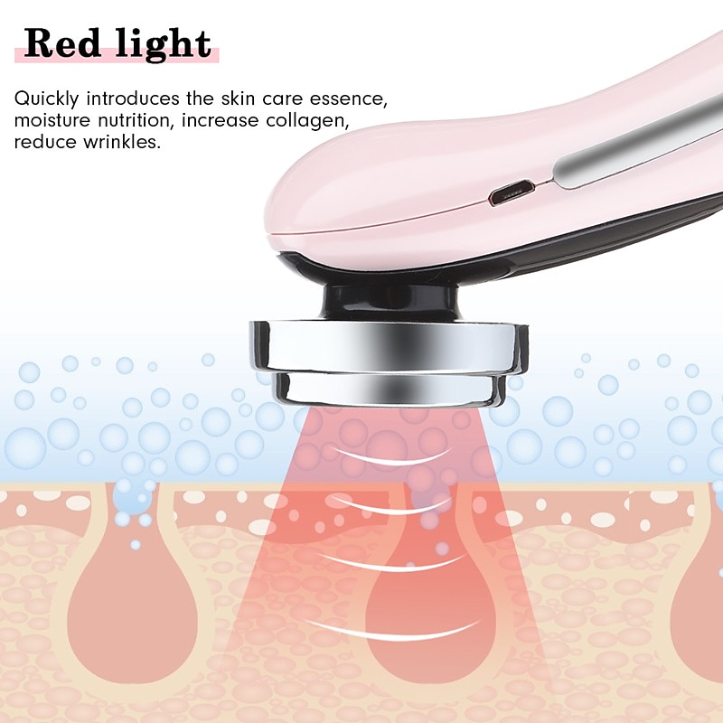7 in 1 Facial Lifting Device EMS Radiofrequency Micro Current Rejuvenation Facial Massager Light Therapy Anti-aging Anti-wrinkle Beauty Instrument 2025 - $35.99 –P7