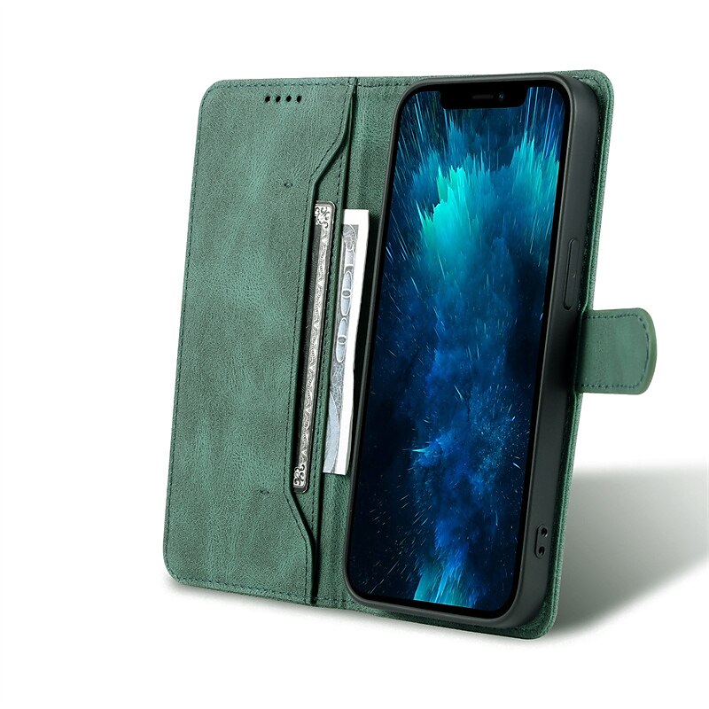 teléfono Funda Para iPhone 16 iPhone 15 Pro Max Plus iPhone 14 13 12 11 Pro Max Plus X XR XS Phone 13 Pro Max 12 11 X XR XS Max 8 7 Tarjetas billetera Gire la tapa con Soporte Ranura para tarjetas 2025 - $18.99 –P6