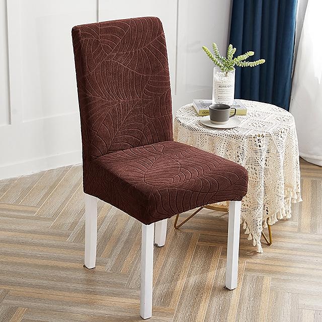 Capa de cadeira de jantar repelente de água capa elástica para assento de cadeira elastano com protetor elástico inferior para sala de jantar cerimônia de casamento durável lavável de 2025 por $12.49 –P10