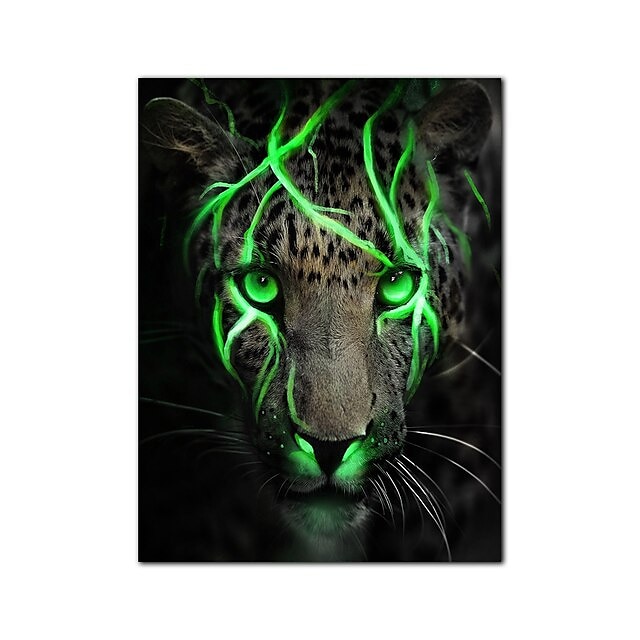 Affiches d'art mural noir et or lion clair sur toile peinture images d'animaux modernes pour salon décoration de la maison sans cadre de 2025 ? $17.49 –P9