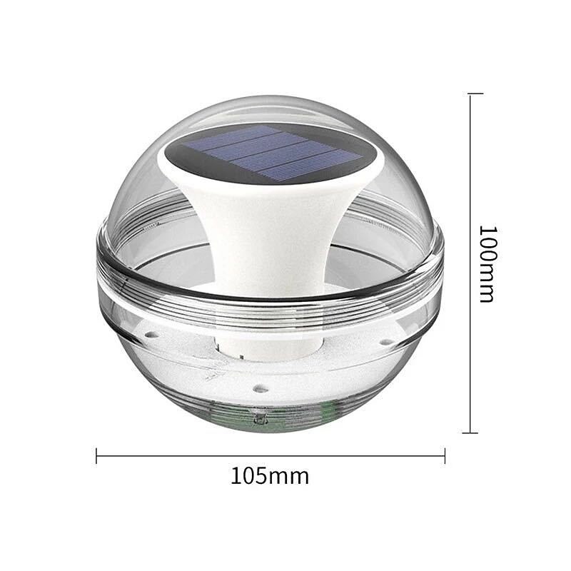Outdoor Solar Water Drift Lamp LED Floating Lights IP65 Waterproof For Swimming Pool Light Submersible LED Lights Garden Pool Pond Fountain Colorful Lighting 1X 2X 2025 - $18.99 –P13