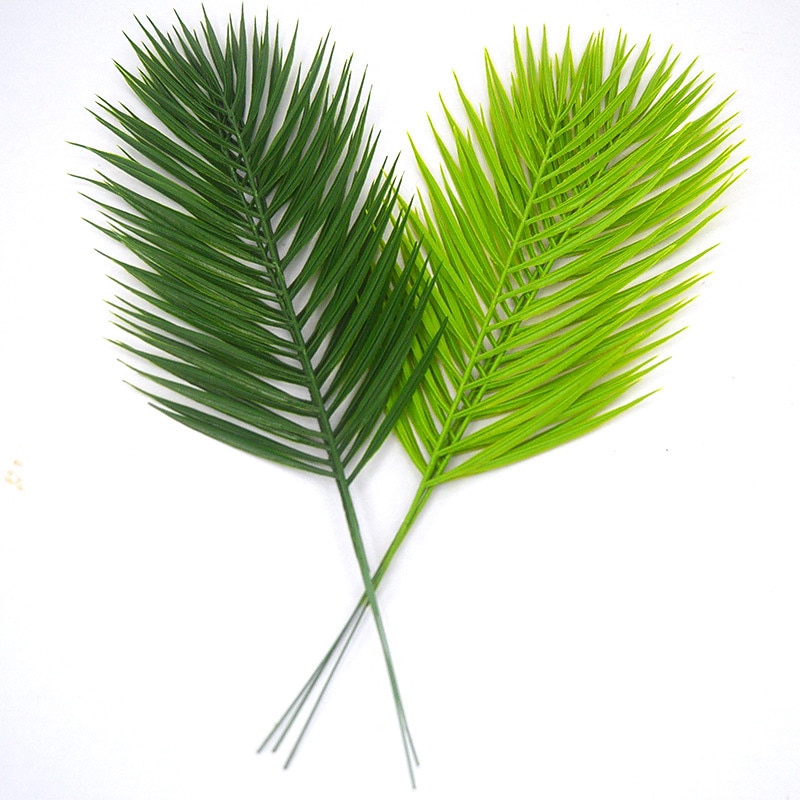 9 ks umělé palmové listy rostliny umělé palmové listy tropické velké palmové listy zeleň rostlina na listy havajský večírek džungle party velké palmové listy dekorace svatební dekorace 2026 - $15.99 –P6
