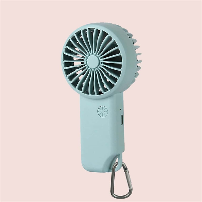 Csendes mini kézi ventilátor – USB újratölthető 3 sebességes kis zsebszellőztető otthonra irodára és szabadtéri használatra 2025 - $15.99 –P2