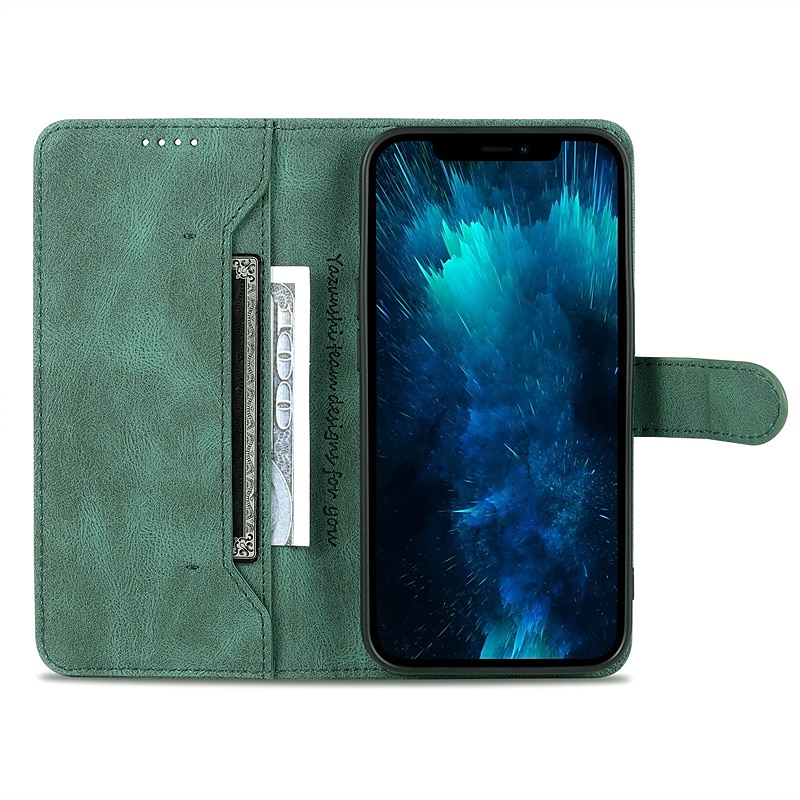 teléfono Funda Para iPhone 16 iPhone 15 Pro Max Plus iPhone 14 13 12 11 Pro Max Plus X XR XS Phone 13 Pro Max 12 11 X XR XS Max 8 7 Tarjetas billetera Gire la tapa con Soporte Ranura para tarjetas 2025 - $18.99 –P5
