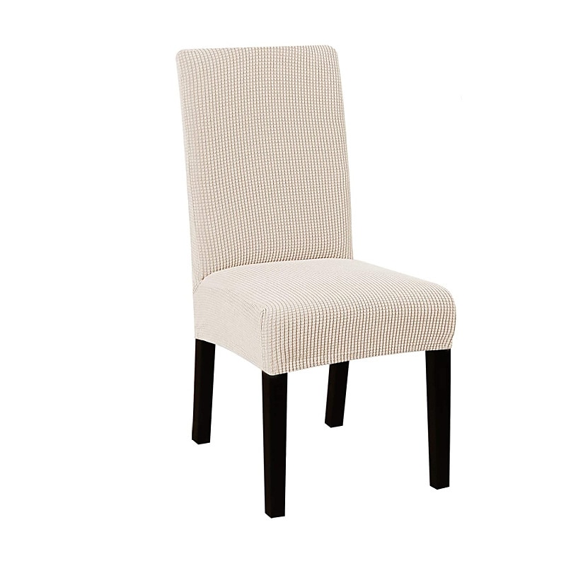 Capa de cadeira de jantar repelente de água capa elástica para assento de cadeira elastano com protetor elástico inferior para sala de jantar cerimônia de casamento durável lavável de 2025 por $5.99 –P5