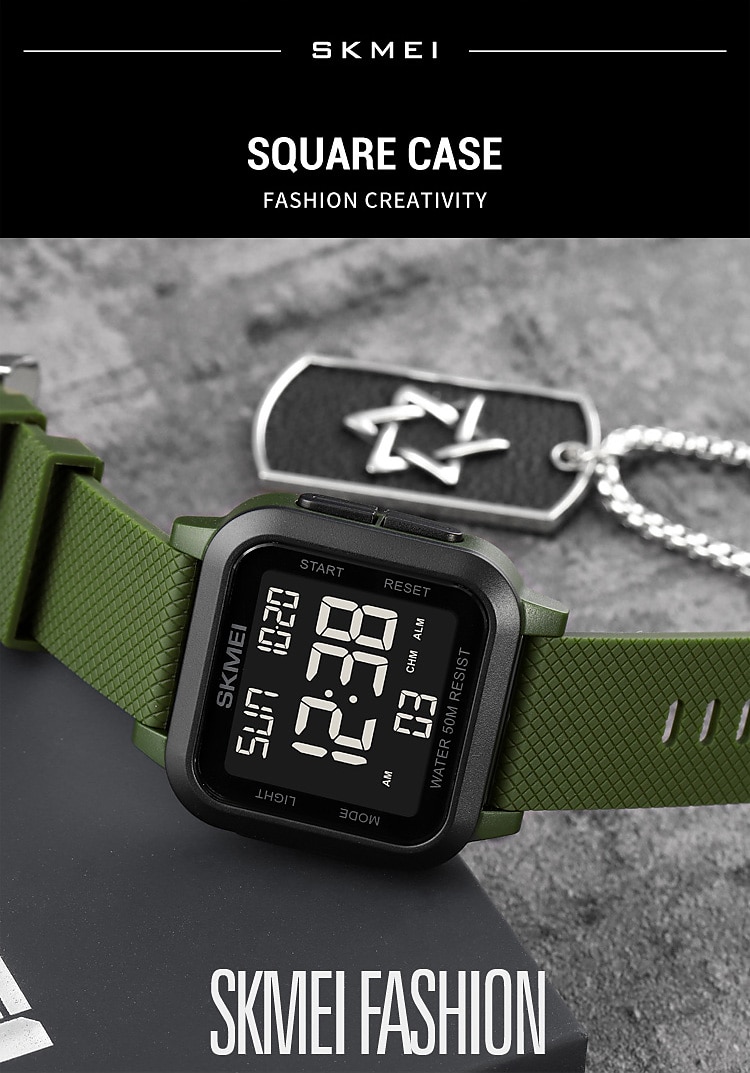 SKMEI 1894 Военная Водонепроницаемая Цифровая Часы Для Мужчин Уличные Устойчивые к Ударом Спортивные Наручные Часы Модный Электронный Стиль 2025 - $17.99 –P4