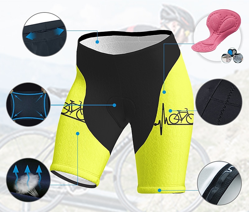 Mujer Graphic Culotte Ciclismo Bicicleta Pantalones Cortos Acolchados Prendas de abajo MTB Bicicleta Montaña Ciclismo Carretera Deportes Almohadilla 3D Ciclismo Secado rápido Dispersor de humedad 2026 - $26.99 –P3