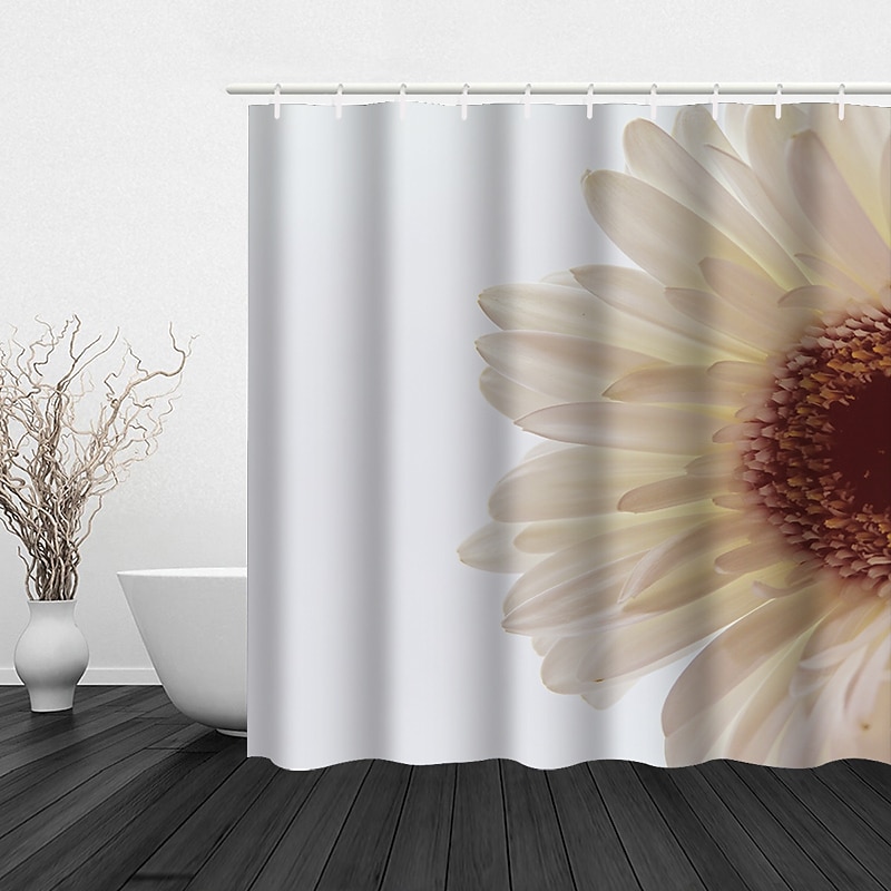 Shower Curtain with Hooks 180cm*180cm(70"*70") Polyester Washable Waterproof Landscape Floral Plant Pattern 2025 - $25.99 –P5